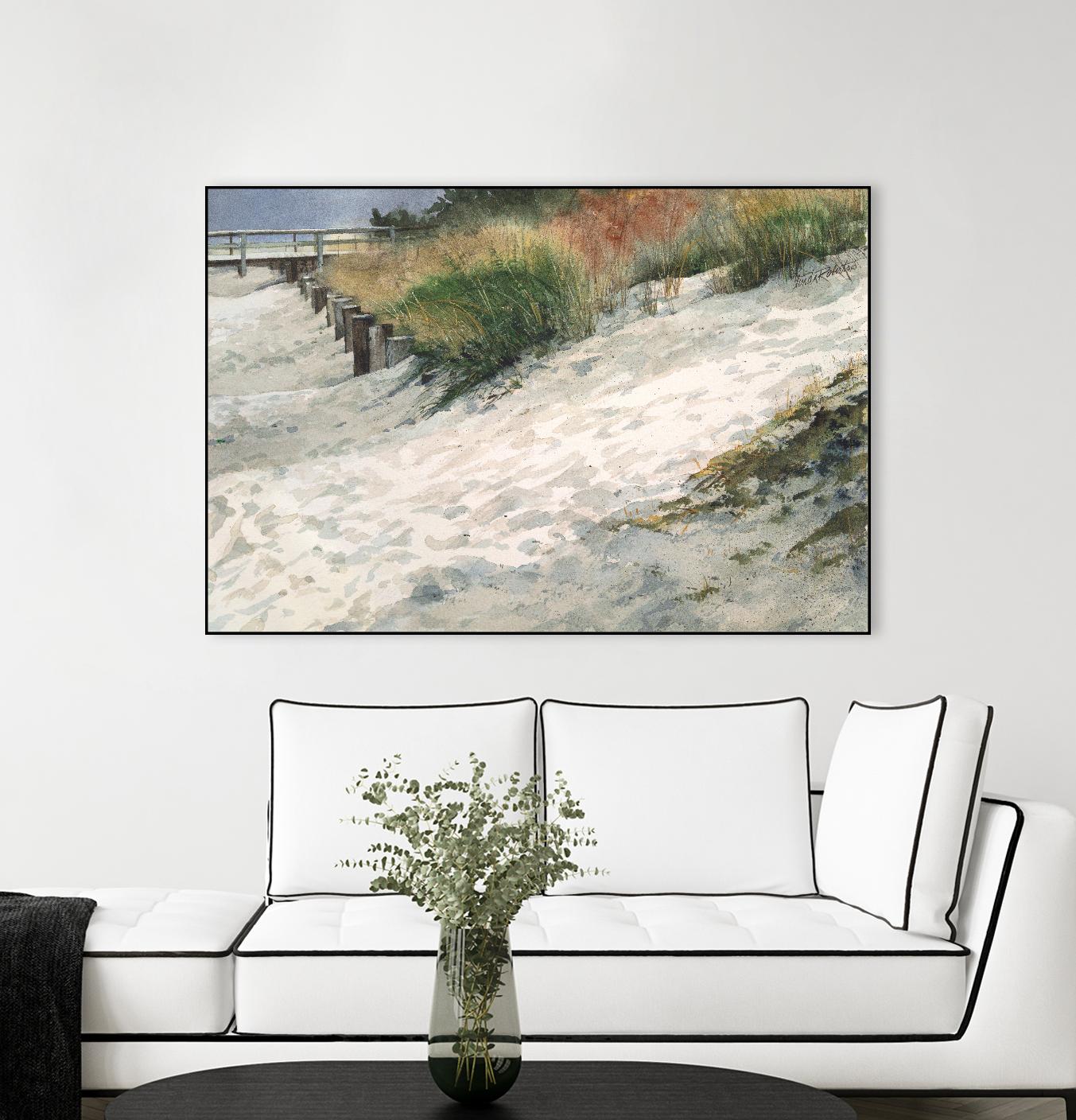 Retreat by Linda Roberts on GIANT ART - multi coastal, landscapes, beaches, docks/piers