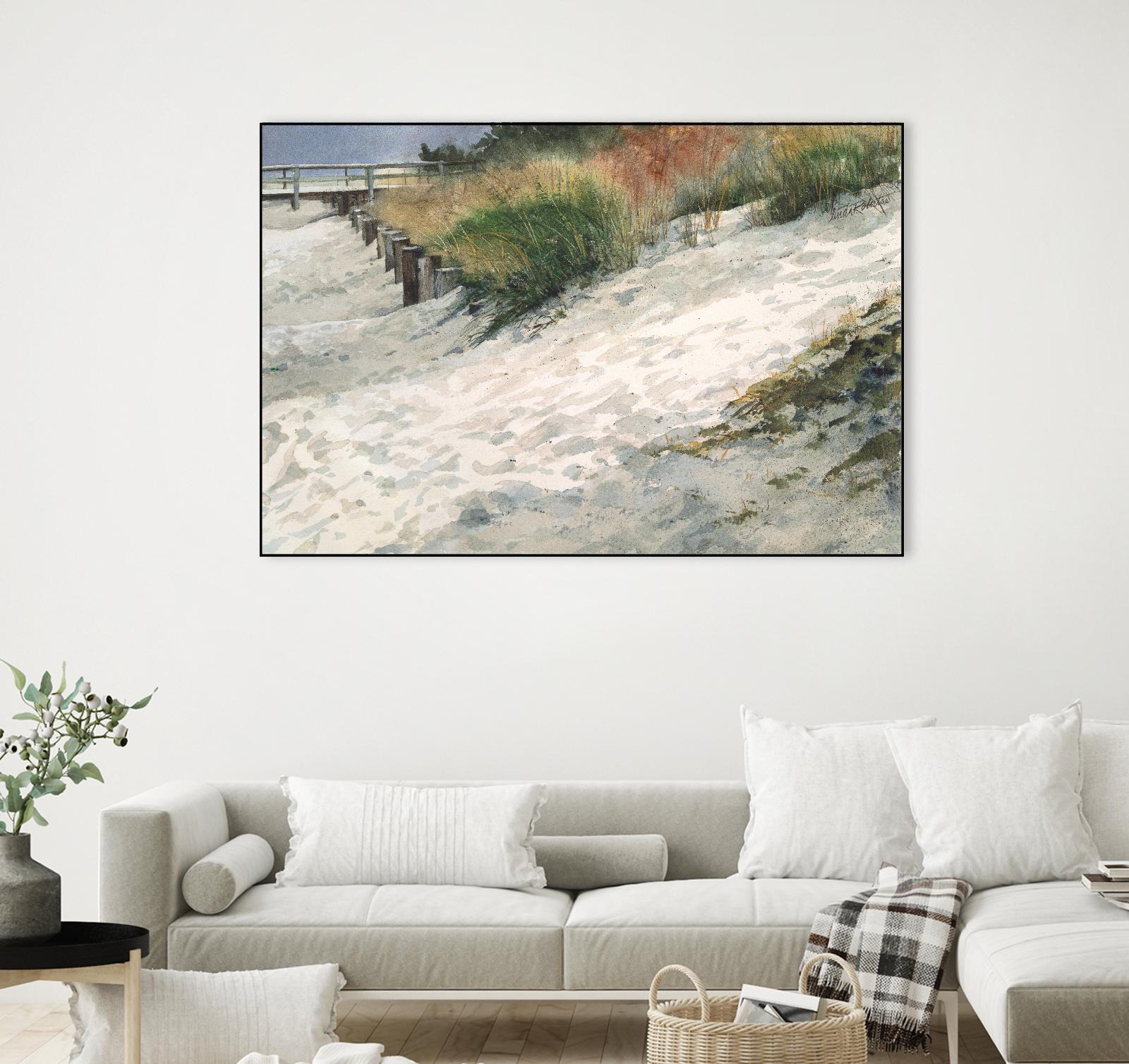 Retreat by Linda Roberts on GIANT ART - multi coastal, landscapes, beaches, docks/piers