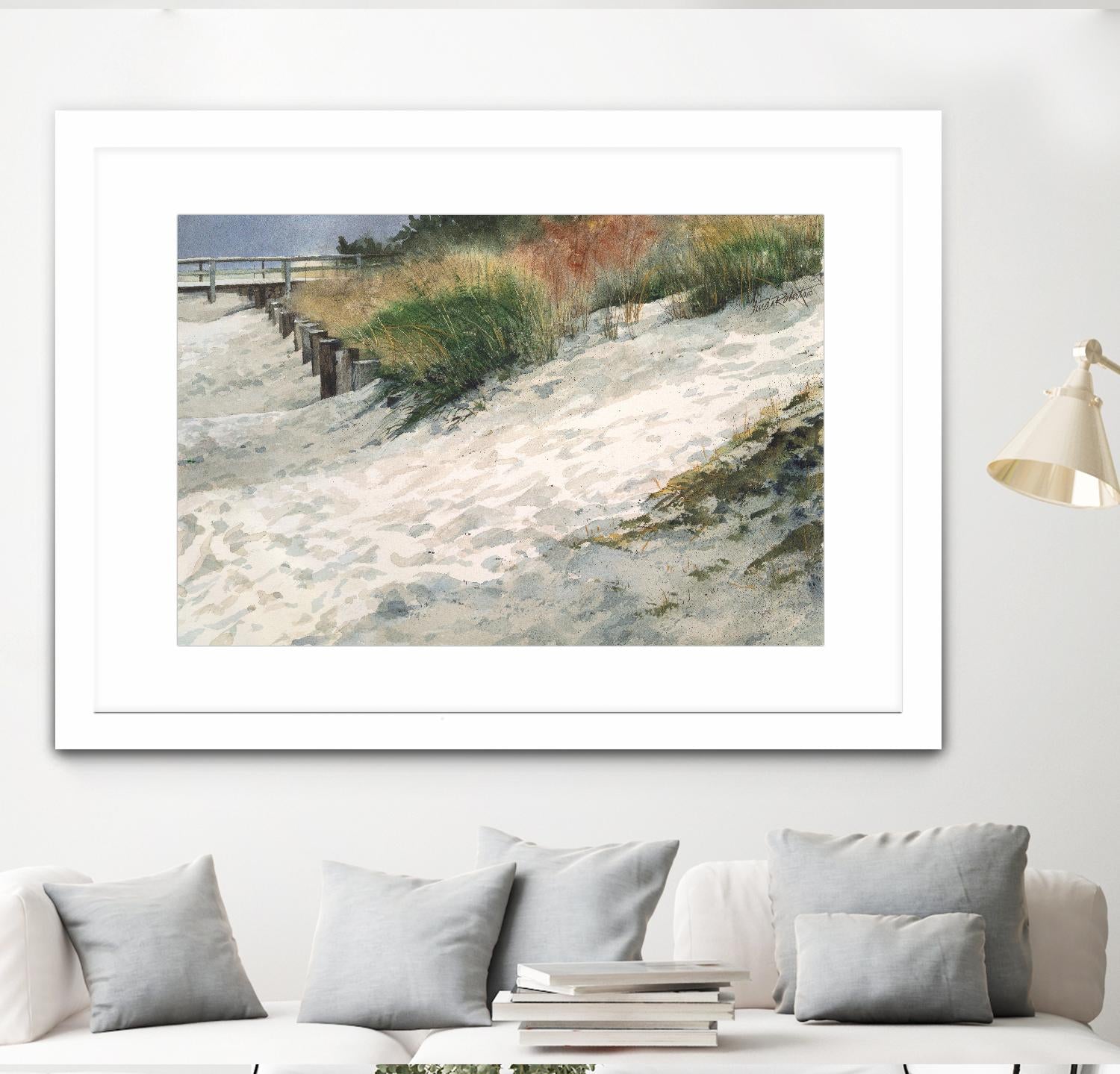 Retreat by Linda Roberts on GIANT ART - multi coastal, landscapes, beaches, docks/piers