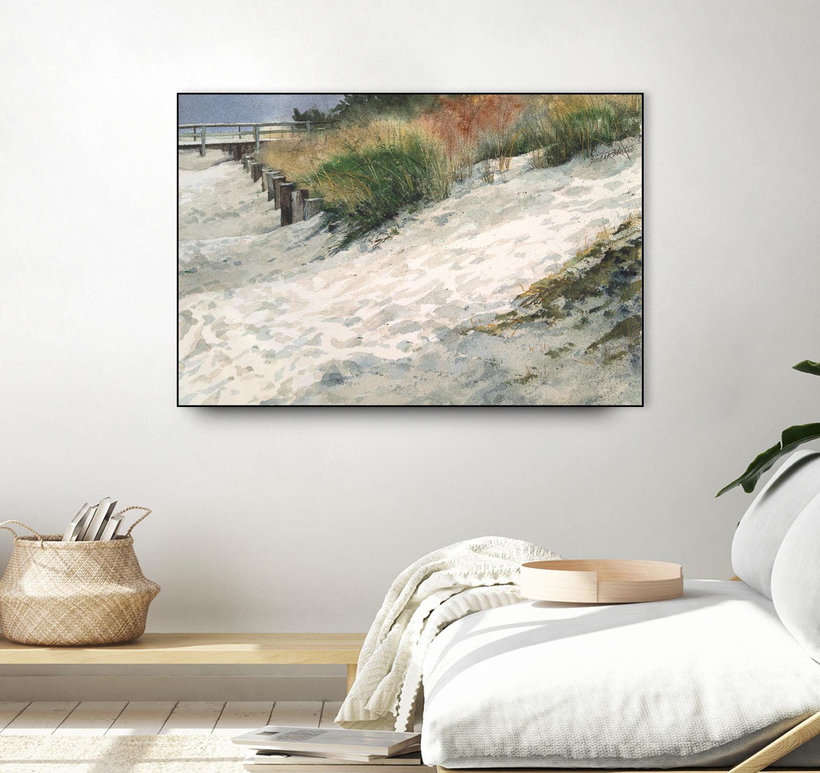 Retreat by Linda Roberts on GIANT ART - multi coastal, landscapes, beaches, docks/piers