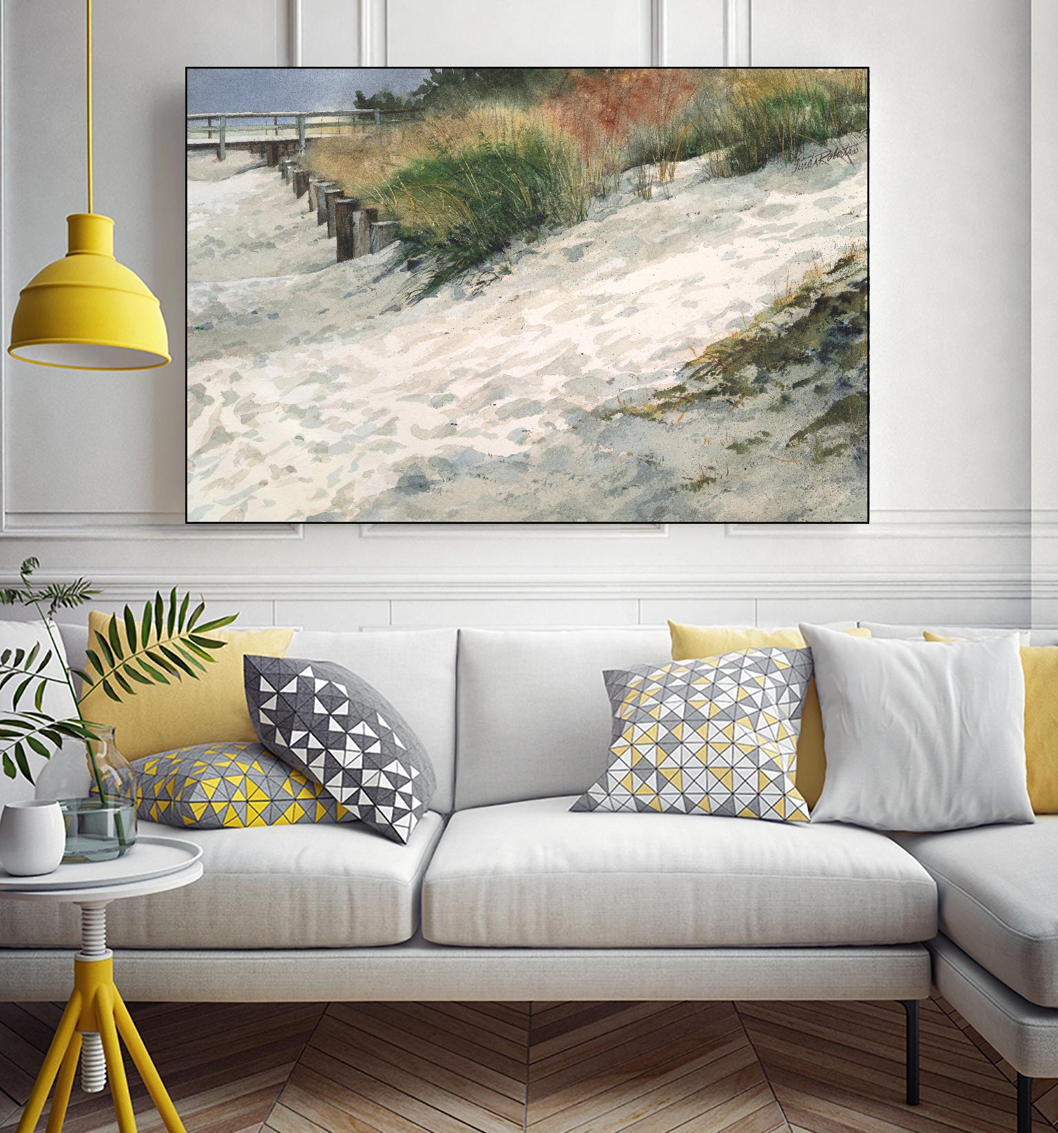 Retreat by Linda Roberts on GIANT ART - multi coastal, landscapes, beaches, docks/piers