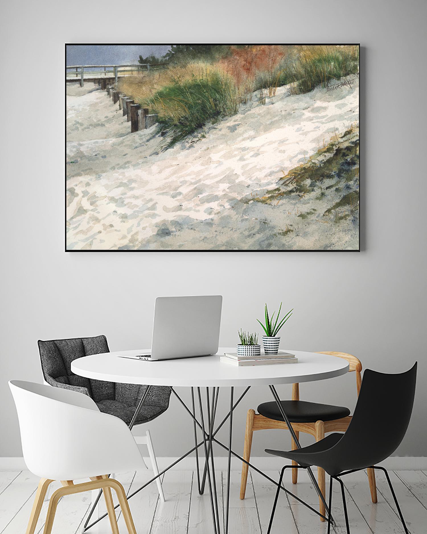 Retreat by Linda Roberts on GIANT ART - multi coastal, landscapes, beaches, docks/piers