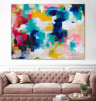 House with a Picket Fence by Amira Rahim on GIANT ART - pink abstract