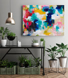 House with a Picket Fence by Amira Rahim on GIANT ART - pink abstract