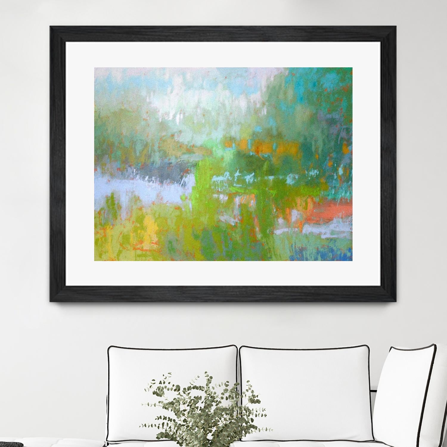 Southern Charm by Jane Schmidt on GIANT ART - multicolor landscapes; contemporary