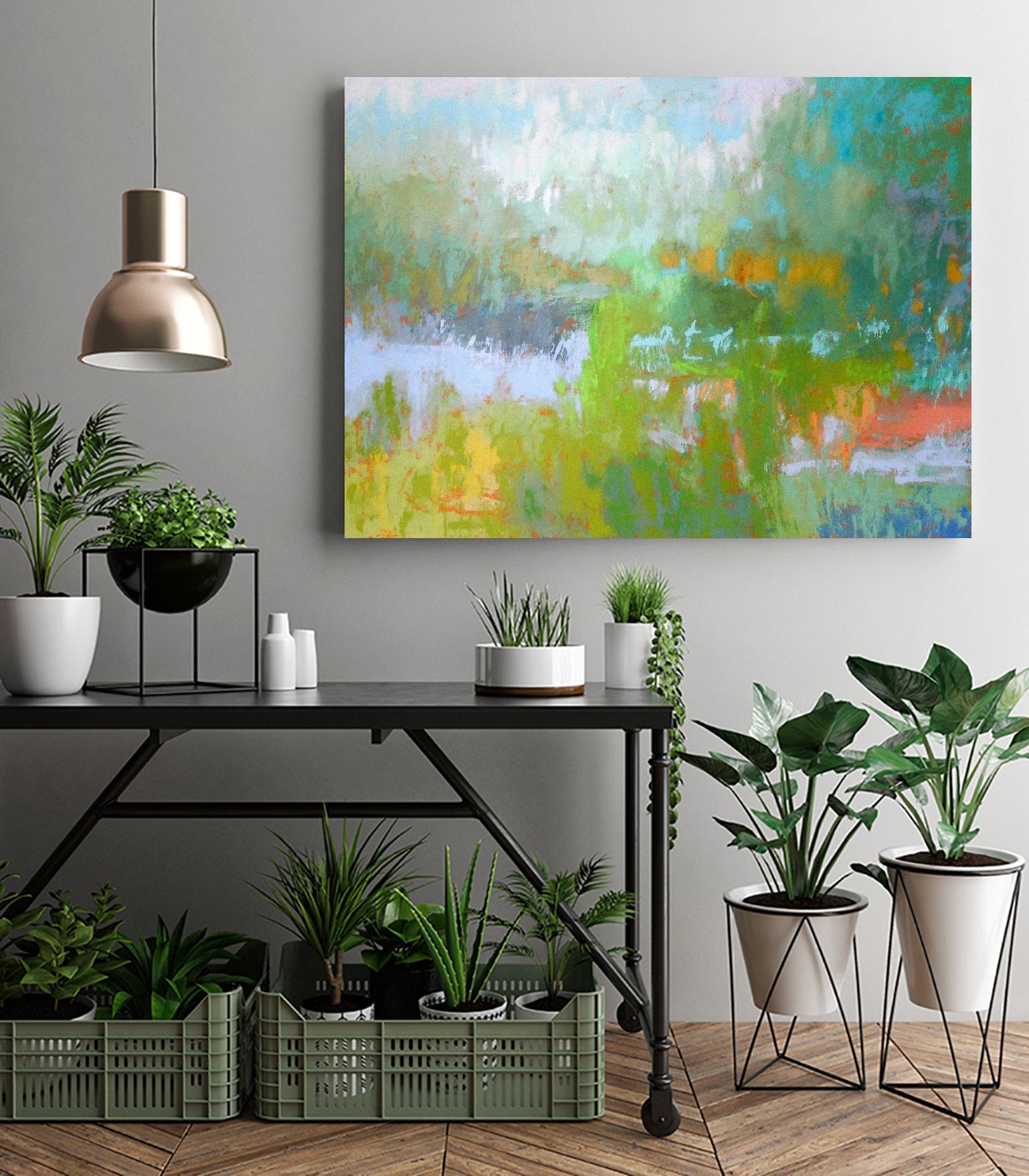 Southern Charm by Jane Schmidt on GIANT ART - multicolor landscapes; contemporary