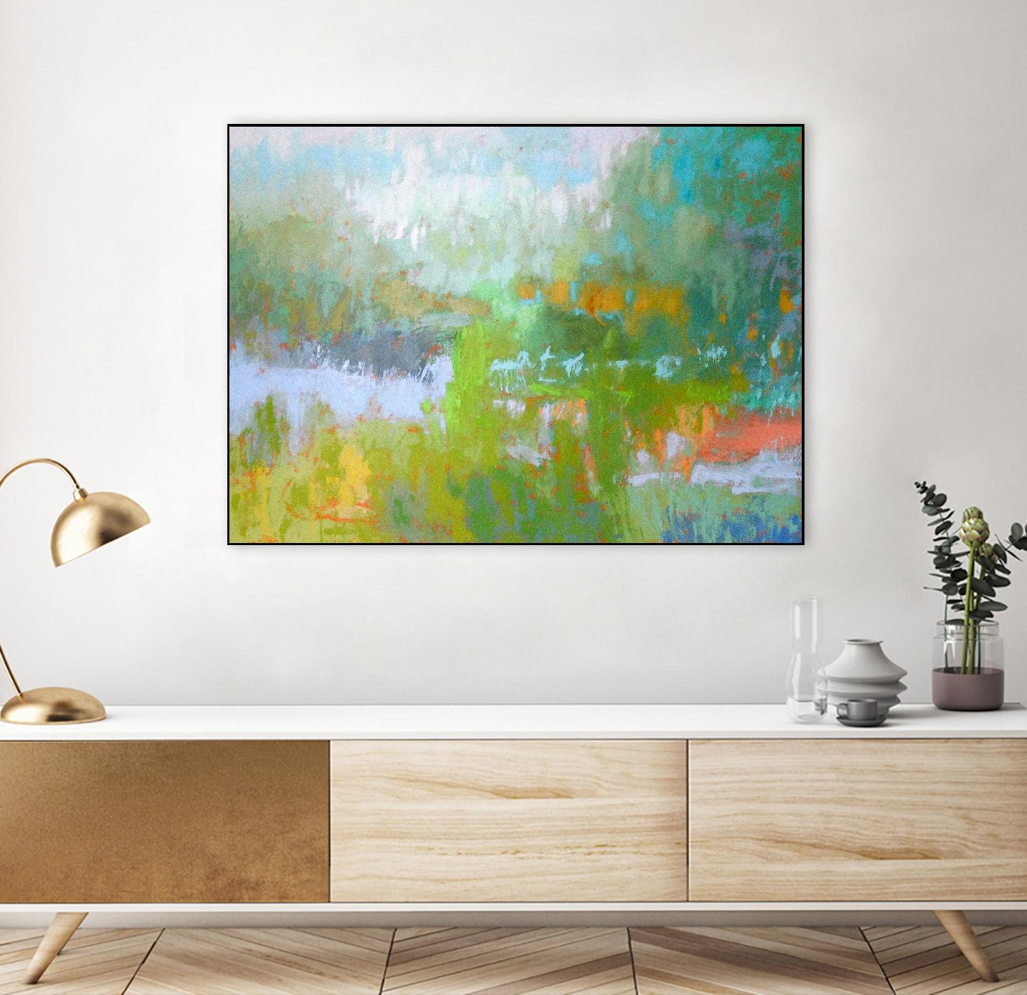 Southern Charm by Jane Schmidt on GIANT ART - multicolor landscapes; contemporary