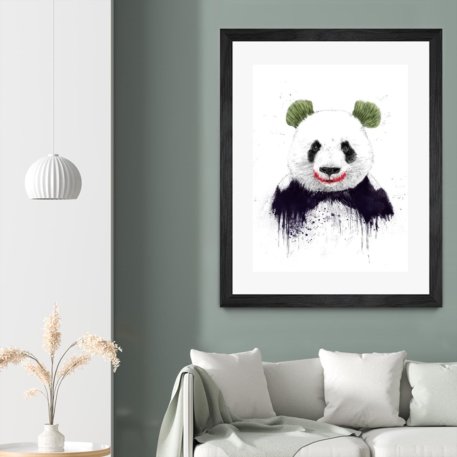 Joker Face by Balazs Solti on GIANT ART - white animals