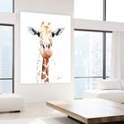 Giraffe Watercolor by Eric Sweet on GIANT ART - multicolor animals; contemporary