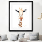 Giraffe Watercolor by Eric Sweet on GIANT ART - multicolor animals; contemporary