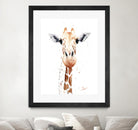 Giraffe Watercolor by Eric Sweet on GIANT ART - multicolor animals; contemporary