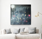 Moonlit Moment by Dawn Stacey on GIANT ART - multicolor contemporary; animals; landscapes