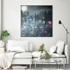 Moonlit Moment by Dawn Stacey on GIANT ART - multicolor contemporary; animals; landscapes