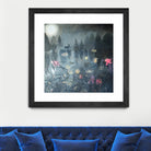 Moonlit Moment by Dawn Stacey on GIANT ART - multicolor contemporary; animals; landscapes