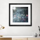 Moonlit Moment by Dawn Stacey on GIANT ART - multicolor contemporary; animals; landscapes