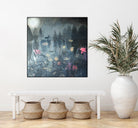 Moonlit Moment by Dawn Stacey on GIANT ART - multicolor contemporary; animals; landscapes