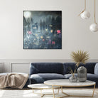 Moonlit Moment by Dawn Stacey on GIANT ART - multicolor contemporary; animals; landscapes