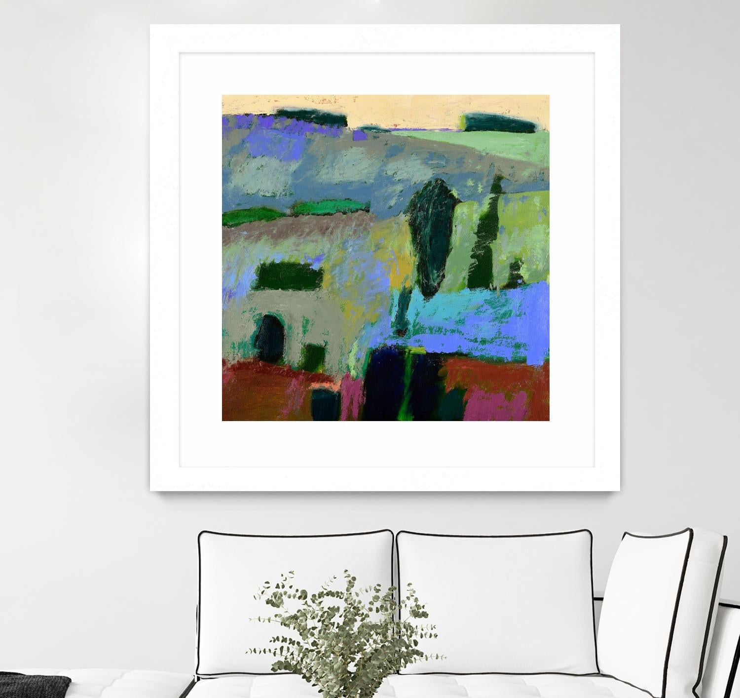 From What I Heard by Jane Schmidt on GIANT ART - multicolor contemporary; landscapes