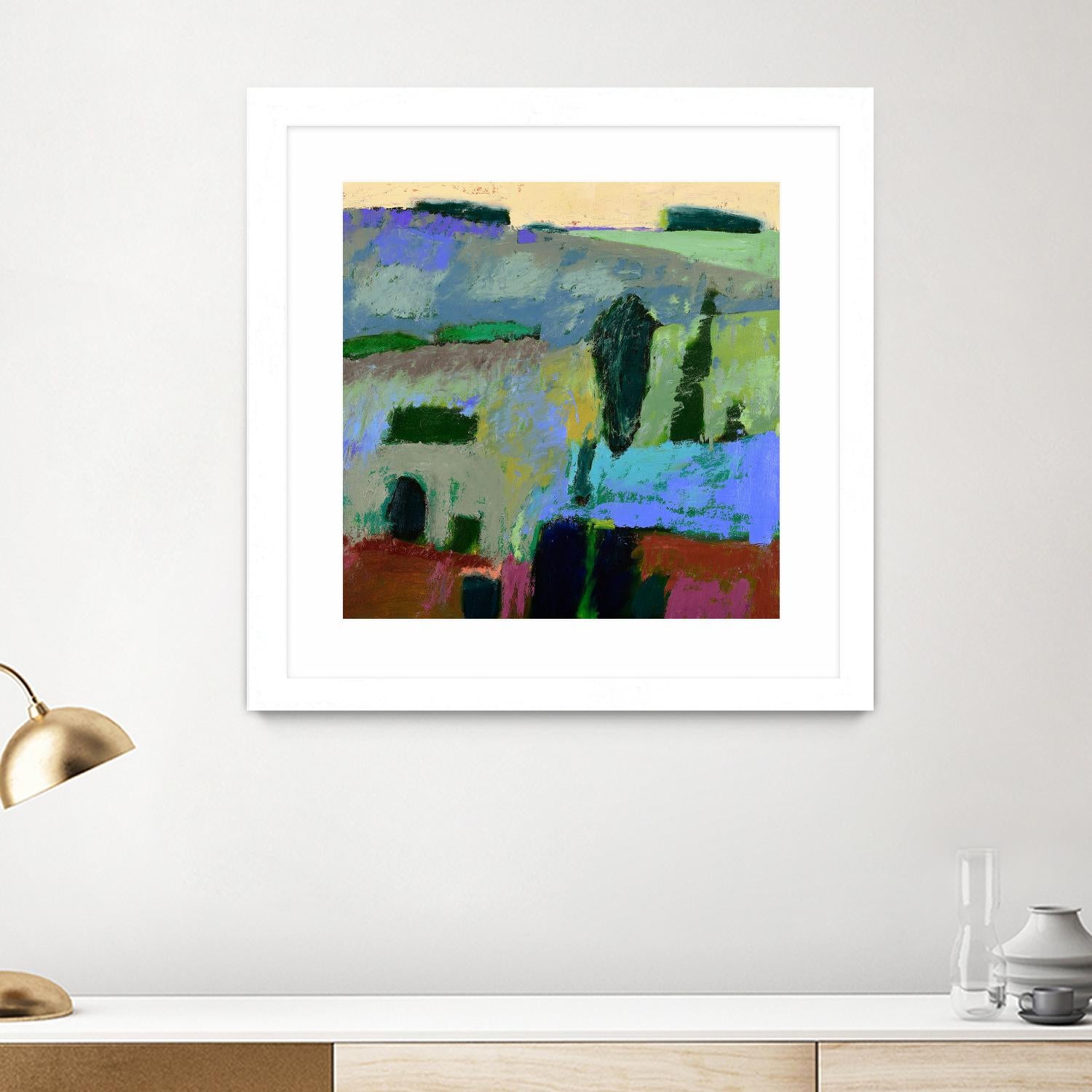 From What I Heard by Jane Schmidt on GIANT ART - multicolor contemporary; landscapes