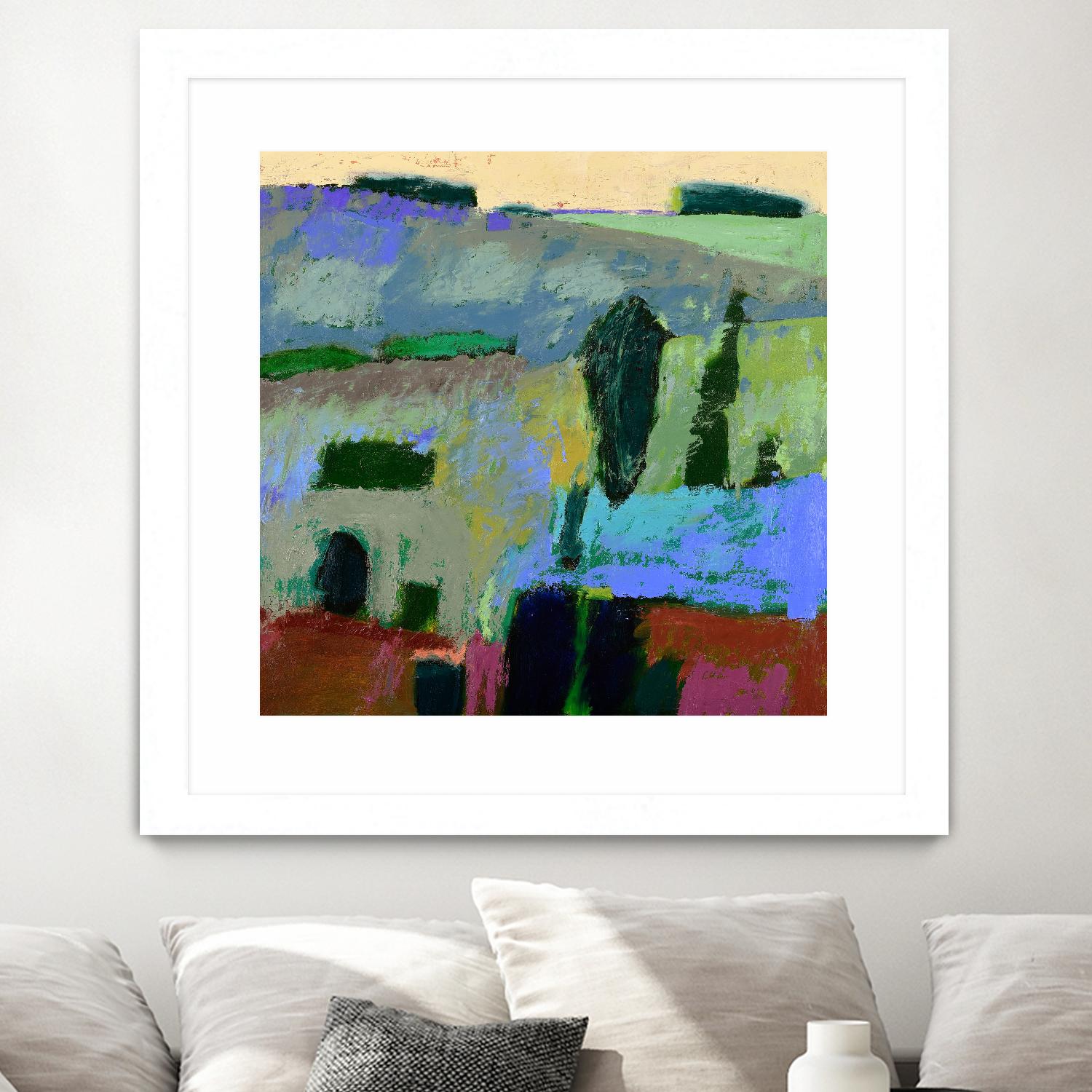 From What I Heard by Jane Schmidt on GIANT ART - multicolor contemporary; landscapes