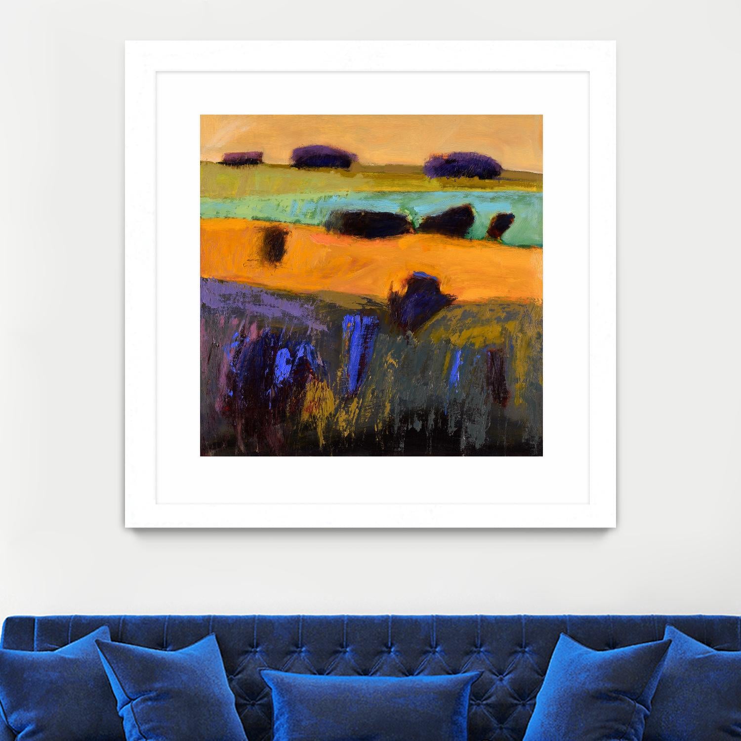 From What I Imagined by Jane Schmidt on GIANT ART - multicolor contemporary; landscapes