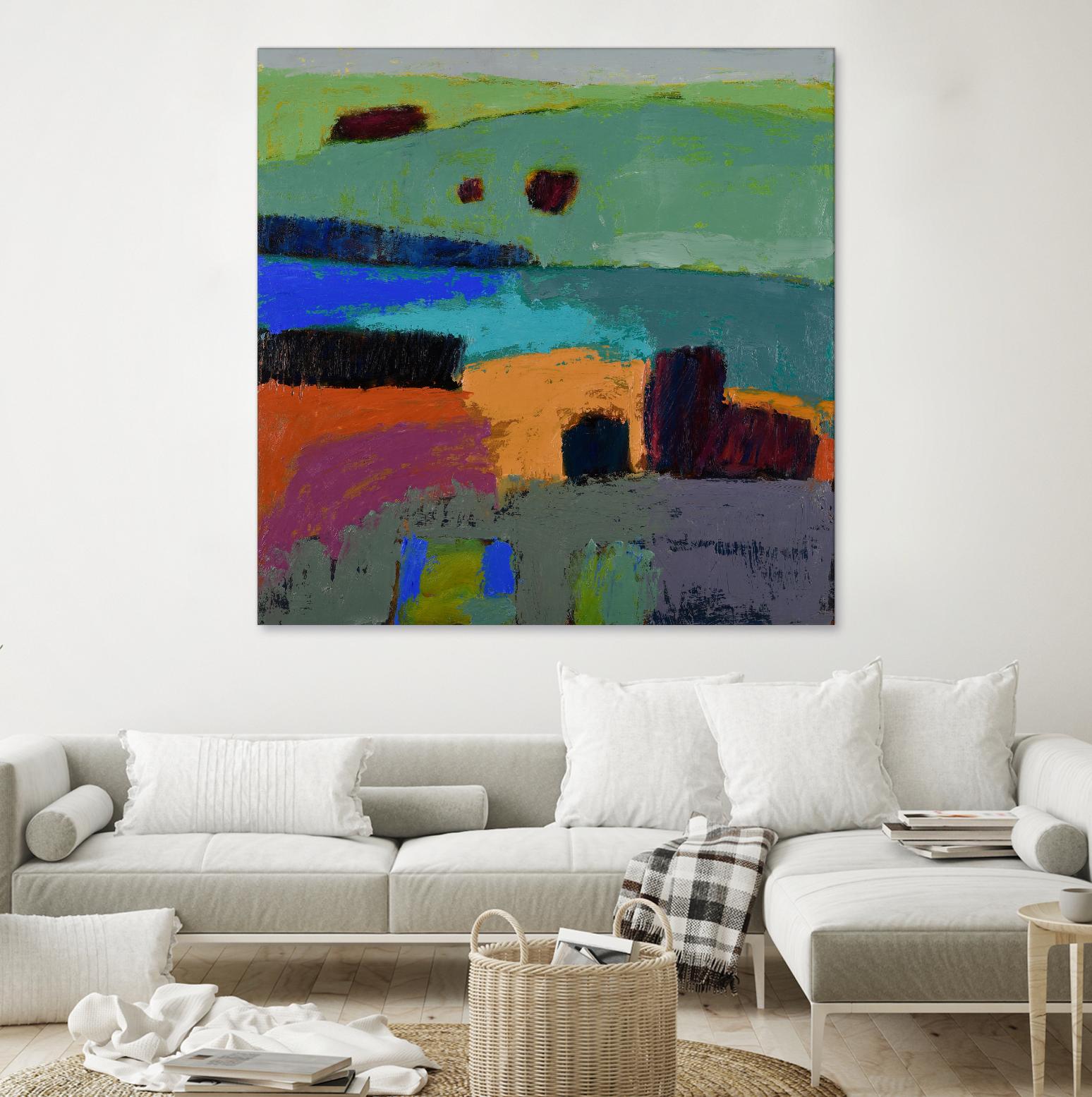 From What I Saw by Jane Schmidt on GIANT ART - multicolor contemporary; landscapes