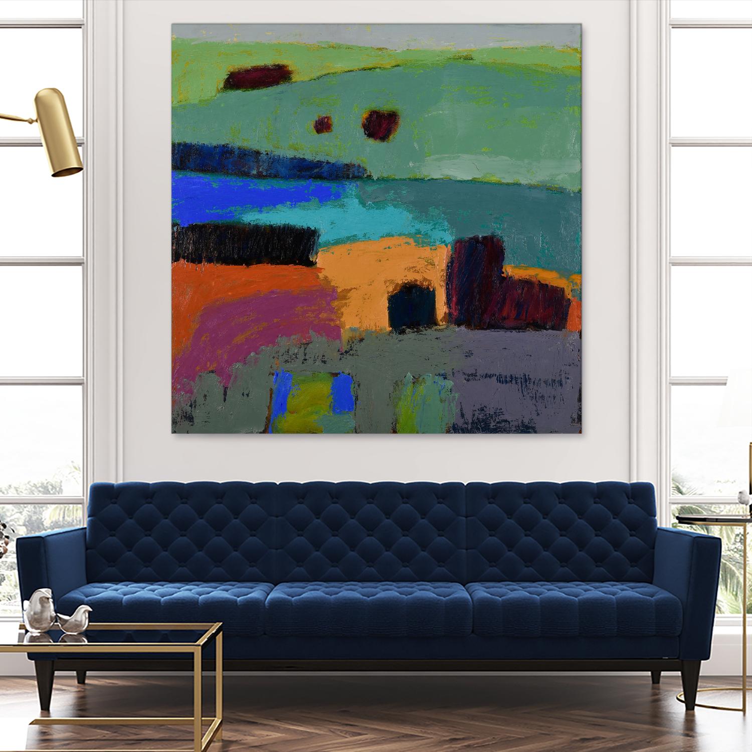 From What I Saw by Jane Schmidt on GIANT ART - multicolor contemporary; landscapes