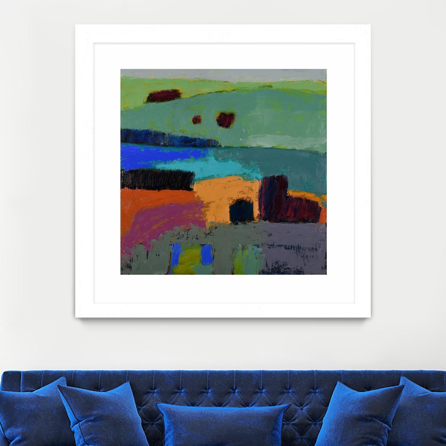 From What I Saw by Jane Schmidt on GIANT ART - multicolor contemporary; landscapes