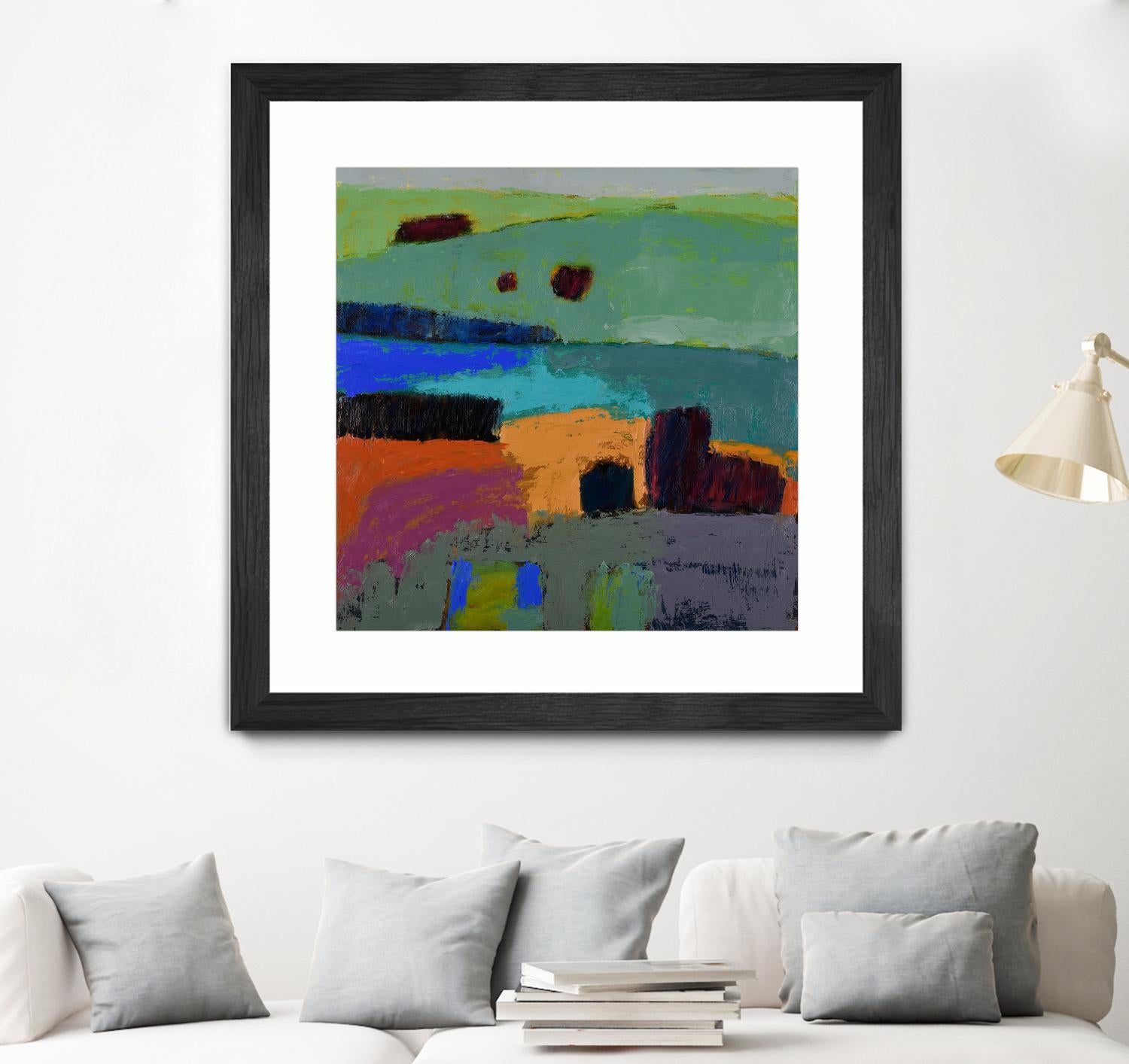 From What I Saw by Jane Schmidt on GIANT ART - multicolor contemporary; landscapes