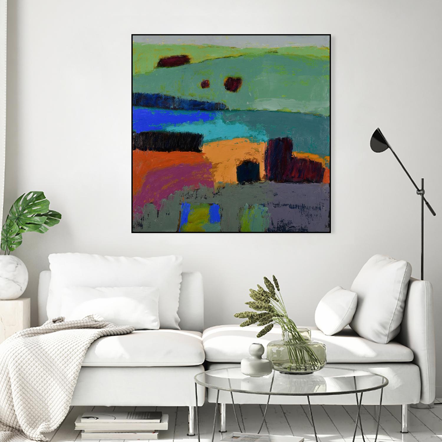 From What I Saw by Jane Schmidt on GIANT ART - multicolor contemporary; landscapes