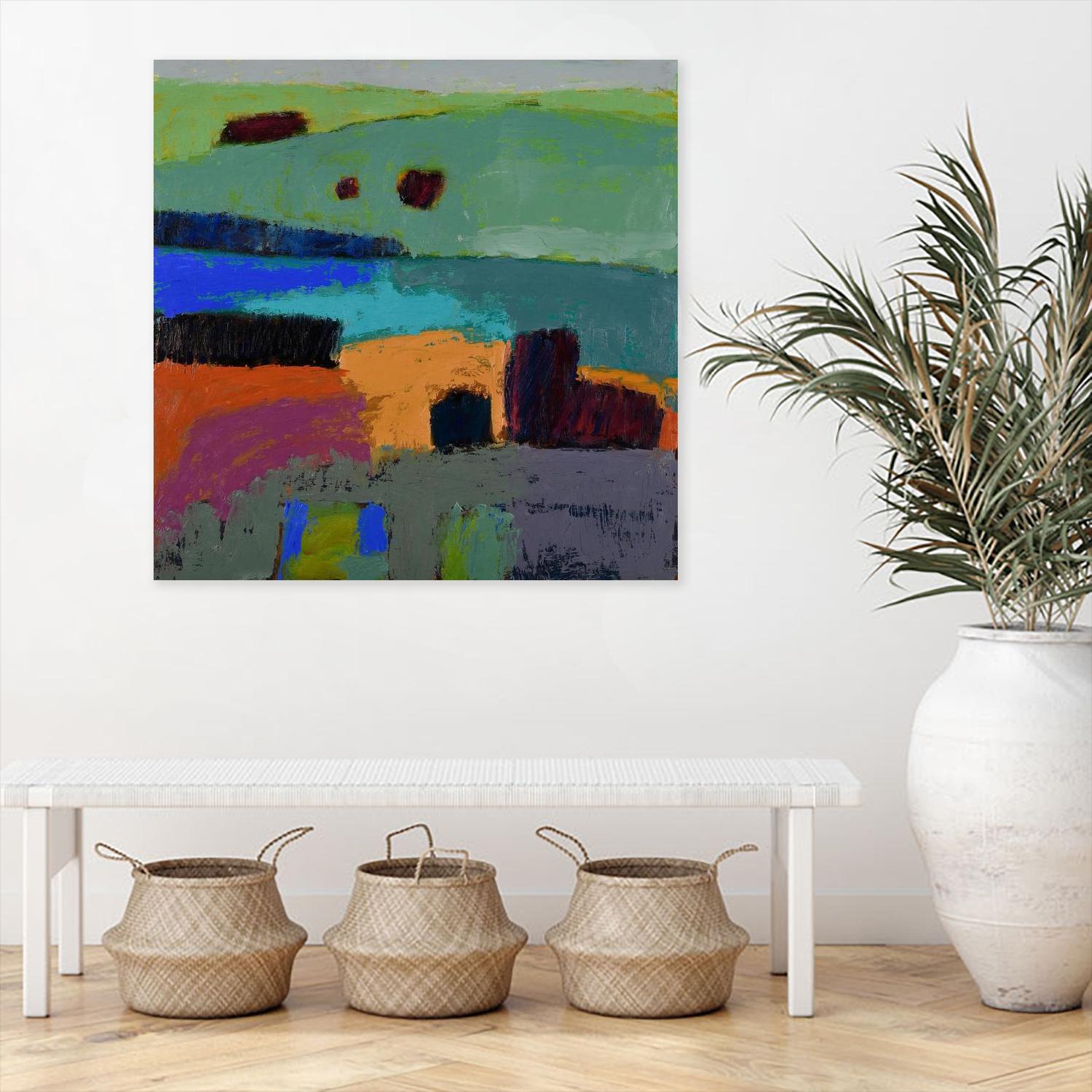 From What I Saw by Jane Schmidt on GIANT ART - multicolor contemporary; landscapes