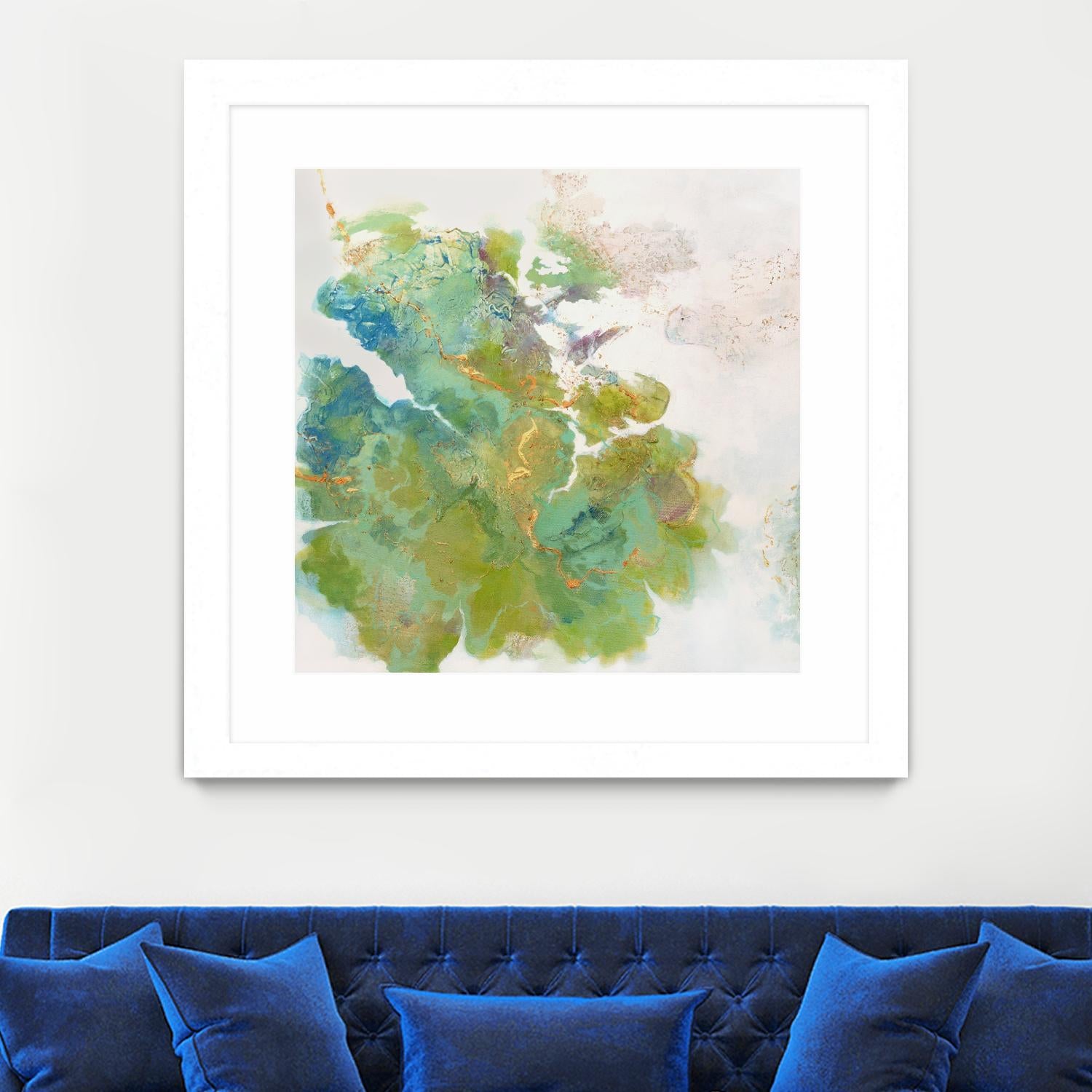 Lichen 1 by Elisa Sheehan on GIANT ART - multicolor abstracts; contemporary