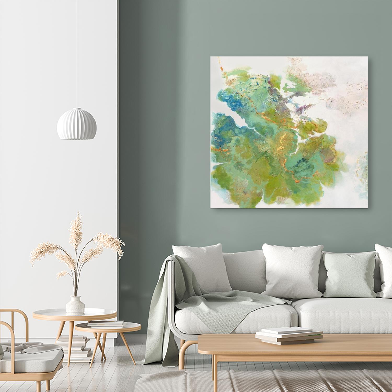 Lichen 1 by Elisa Sheehan on GIANT ART - multicolor abstracts; contemporary