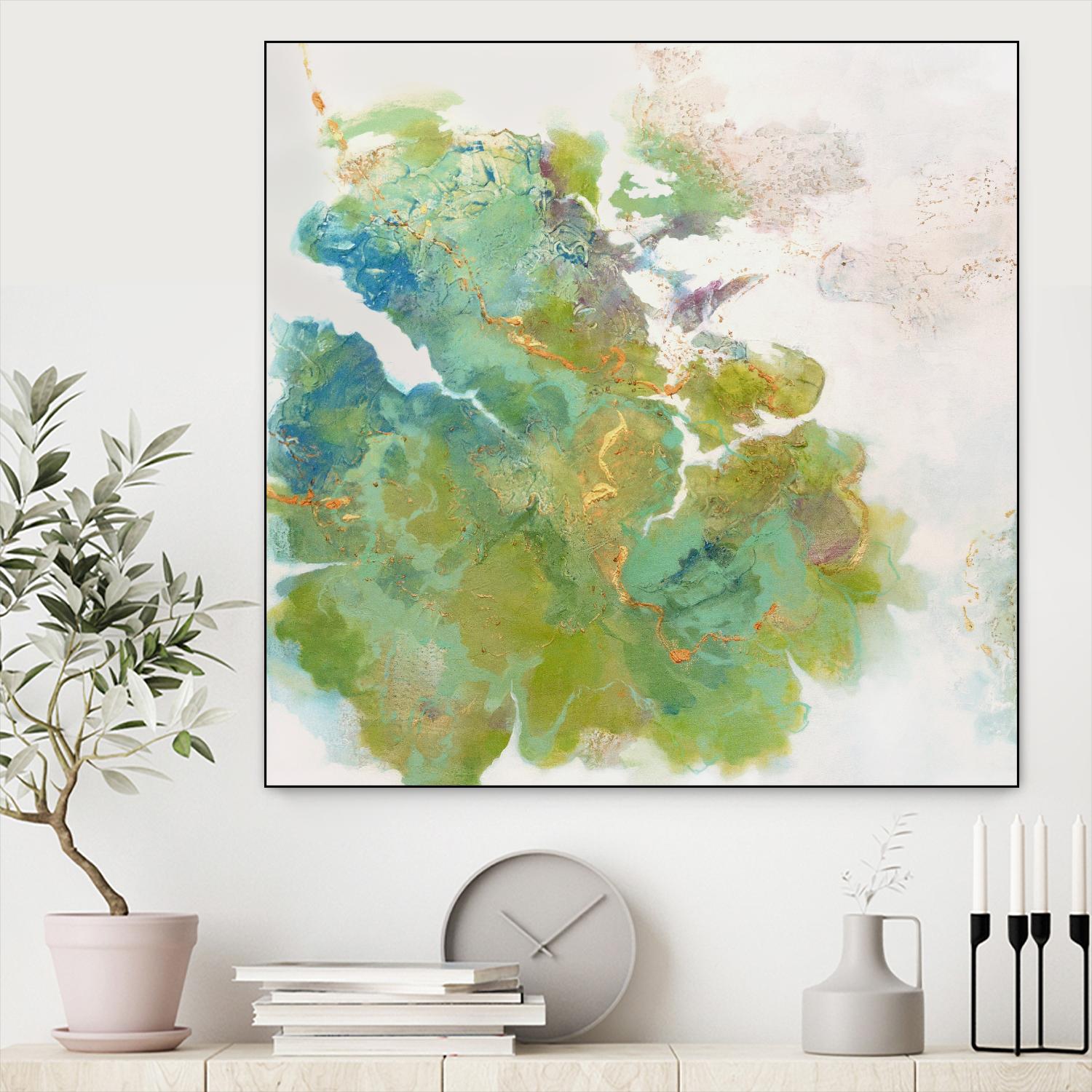 Lichen 1 by Elisa Sheehan on GIANT ART - multicolor abstracts; contemporary