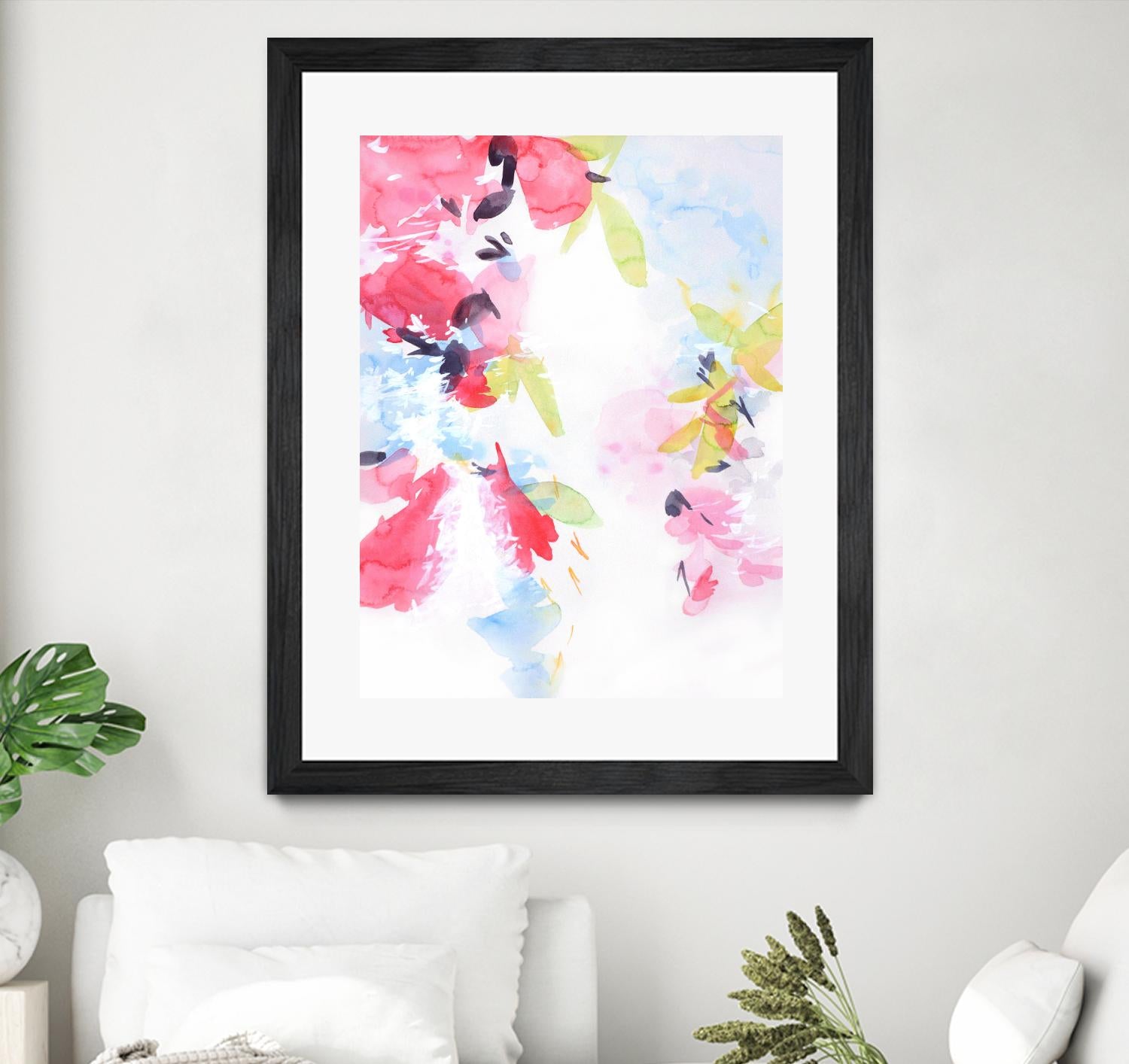 Spring Blossoms 1 by Elisa Sheehan on GIANT ART - multicolor abstracts; contemporary