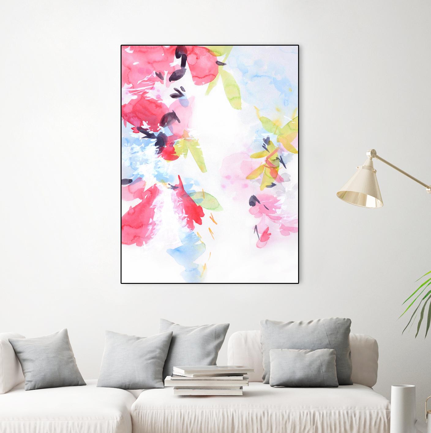 Spring Blossoms 1 by Elisa Sheehan on GIANT ART - multicolor abstracts; contemporary