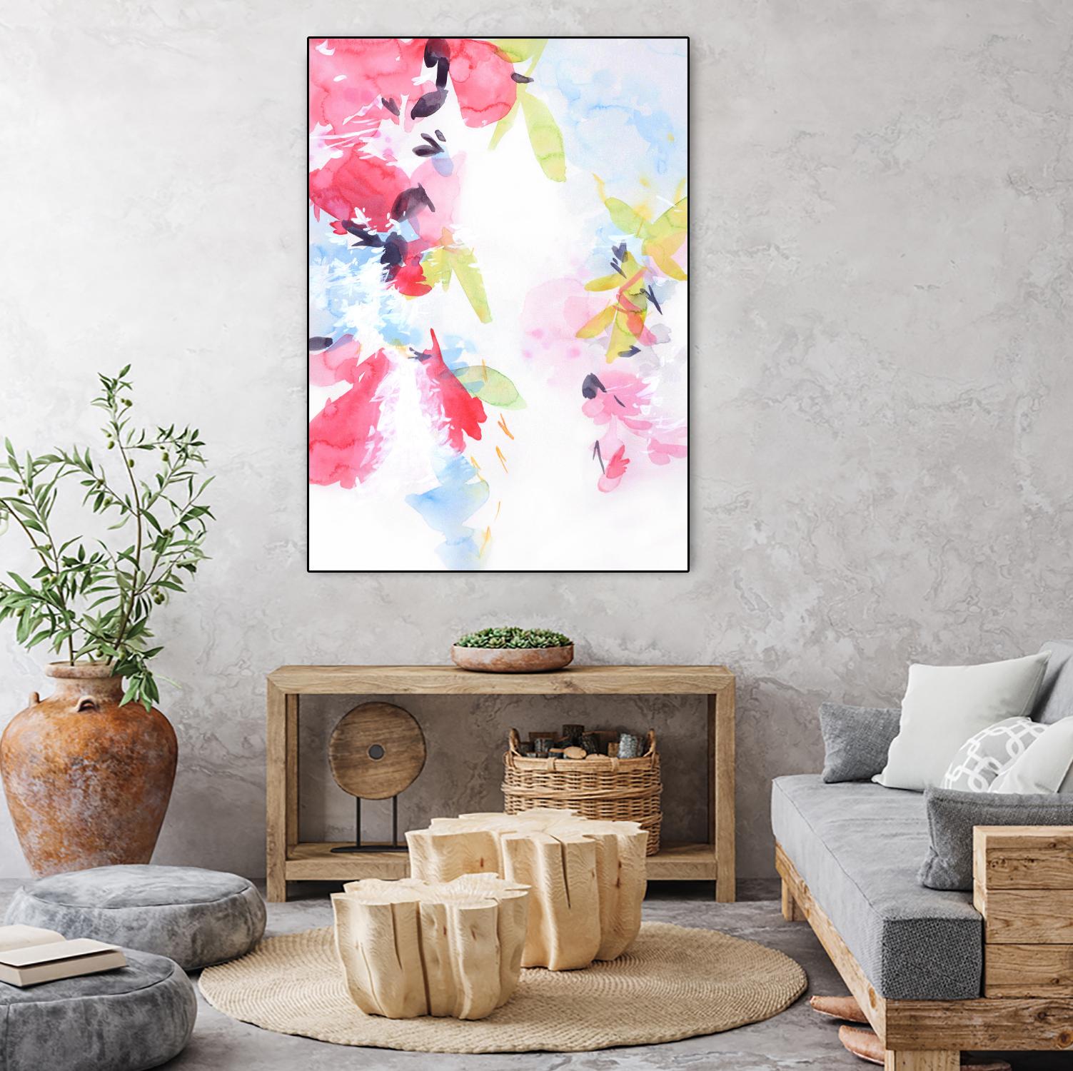 Spring Blossoms 1 by Elisa Sheehan on GIANT ART - multicolor abstracts; contemporary
