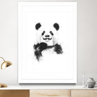 Funny Panda by Balazs Solti on GIANT ART - multicolor urban/pop surrealism