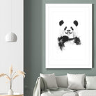Funny Panda by Balazs Solti on GIANT ART - multicolor urban/pop surrealism