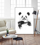 Funny Panda by Balazs Solti on GIANT ART - multicolor urban/pop surrealism