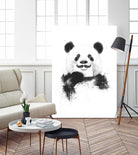 Funny Panda by Balazs Solti on GIANT ART - multicolor urban/pop surrealism