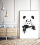 Funny Panda by Balazs Solti on GIANT ART - multicolor urban/pop surrealism