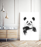 Funny Panda by Balazs Solti on GIANT ART - multicolor urban/pop surrealism