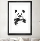 Funny Panda by Balazs Solti on GIANT ART - multicolor urban/pop surrealism