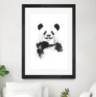Funny Panda by Balazs Solti on GIANT ART - multicolor urban/pop surrealism