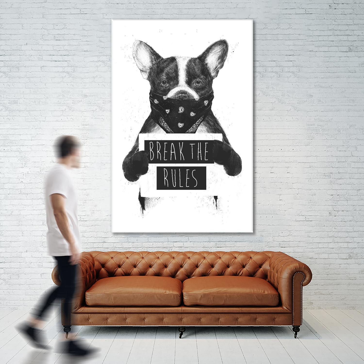 Rebel Dog by Balazs Solti on GIANT ART - multicolor urban/pop surrealism