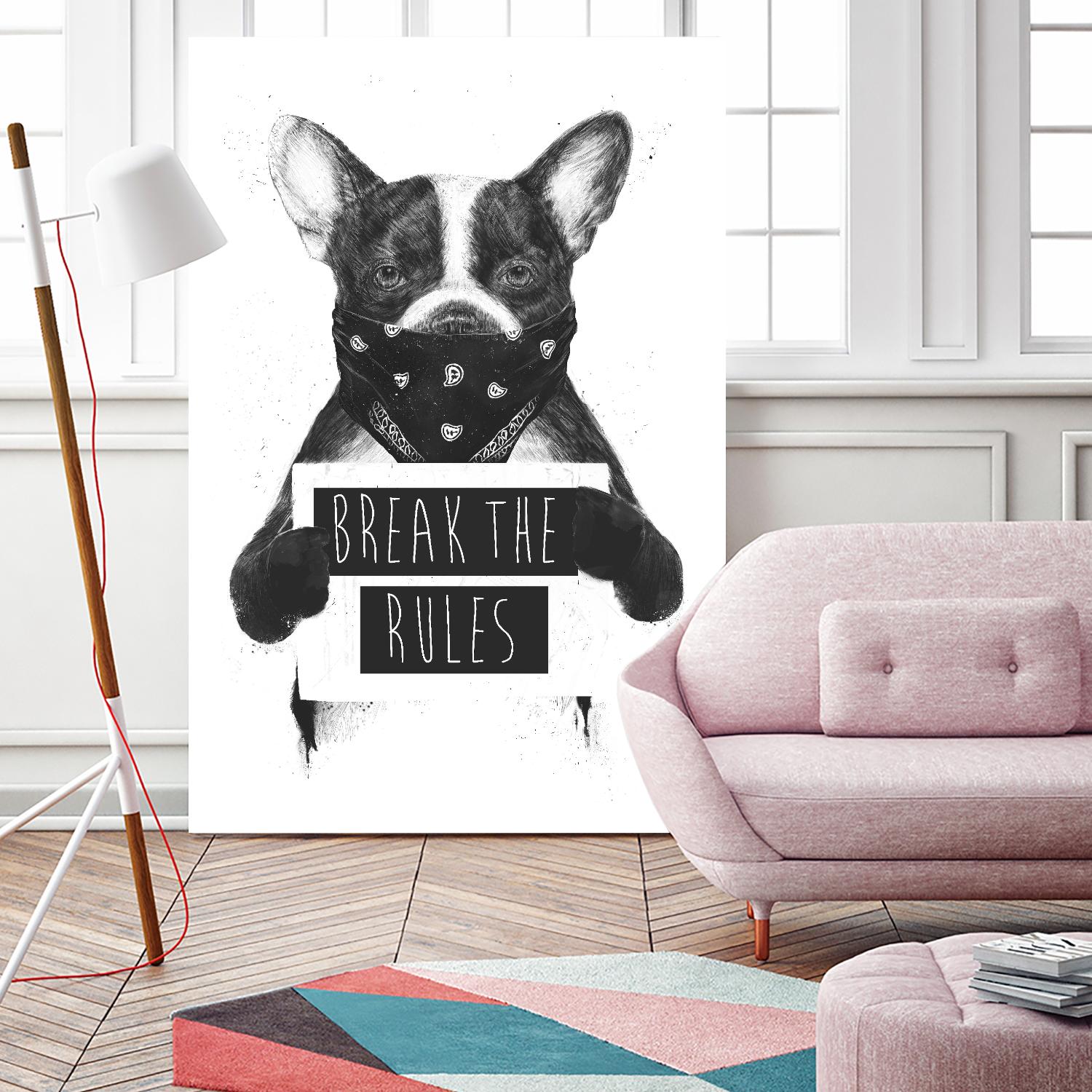 Rebel Dog by Balazs Solti on GIANT ART - multicolor urban/pop surrealism