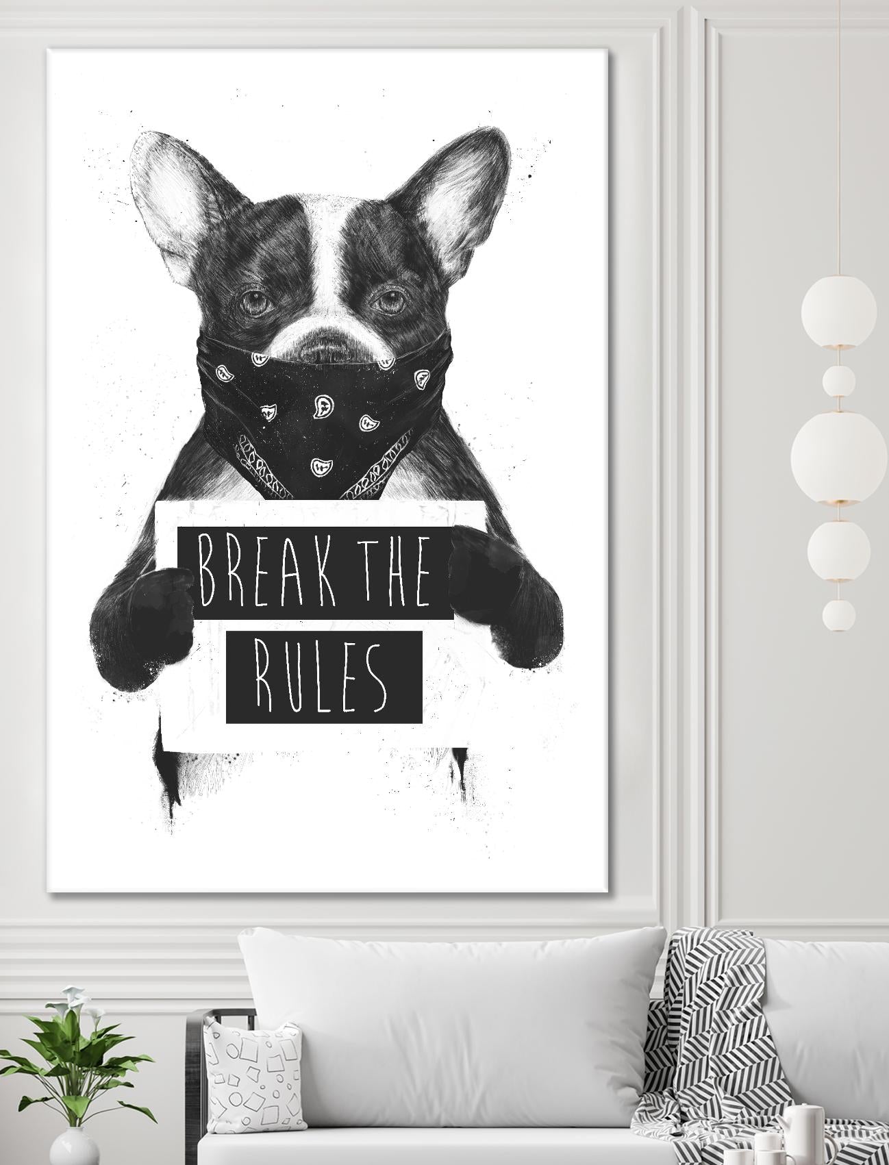 Rebel Dog by Balazs Solti on GIANT ART - multicolor urban/pop surrealism