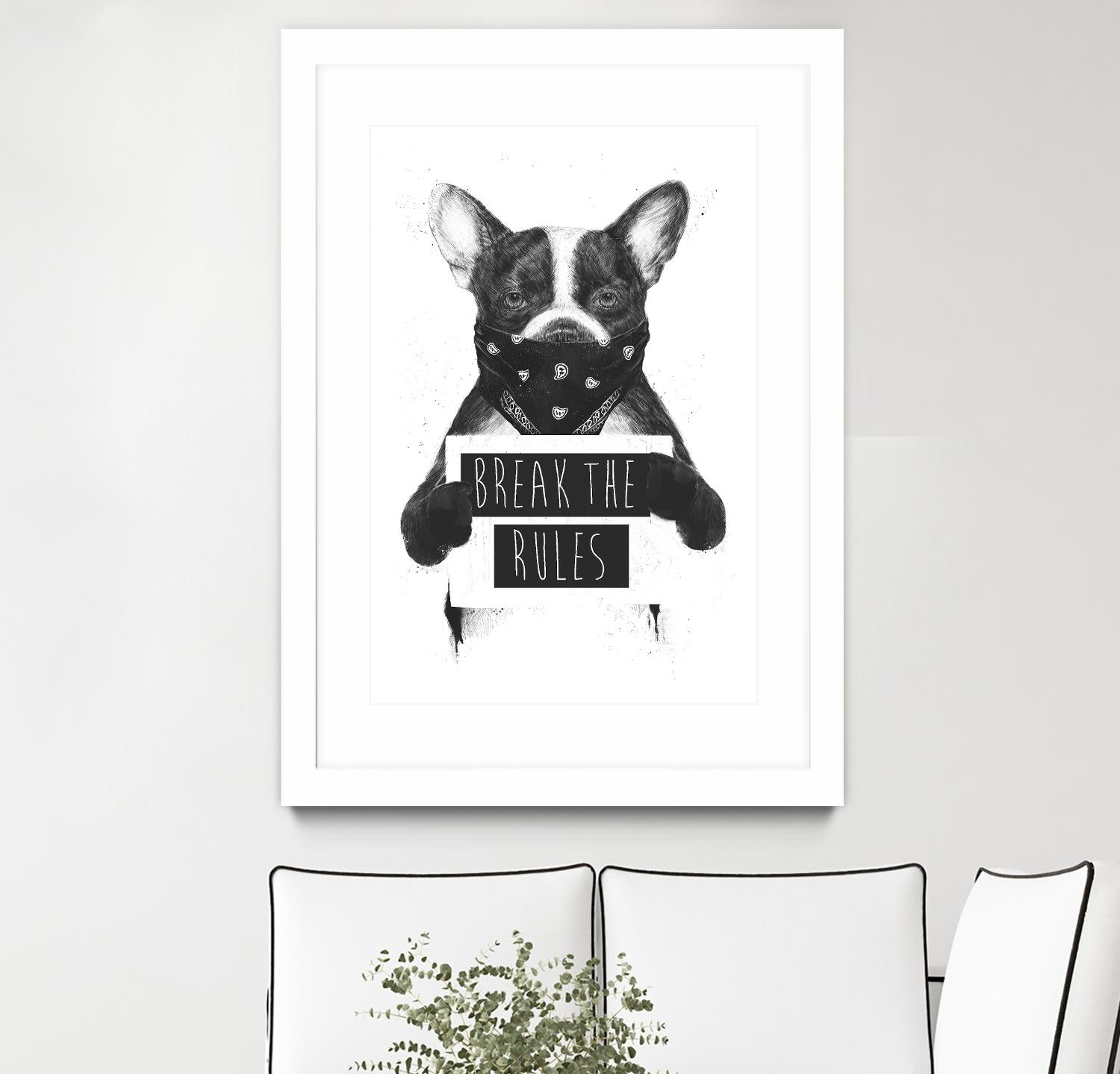 Rebel Dog by Balazs Solti on GIANT ART - multicolor urban/pop surrealism