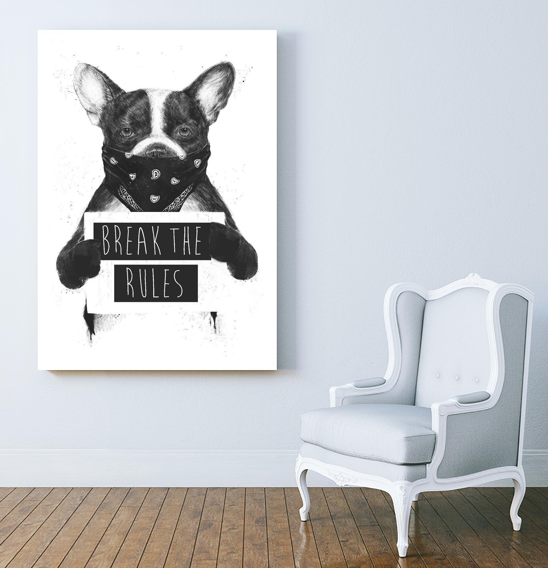 Rebel Dog by Balazs Solti on GIANT ART - multicolor urban/pop surrealism